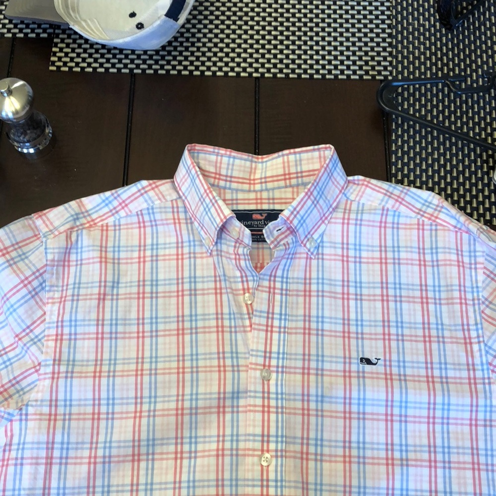 Vineyard Vine Long Sleeve Polo. Size Medium